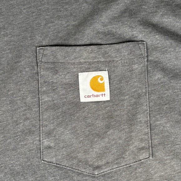 Carhartt Force Gray Relaxed Fit Pocket T Shirt Mens 3XL Workwear Performance - Picture 3 of 8